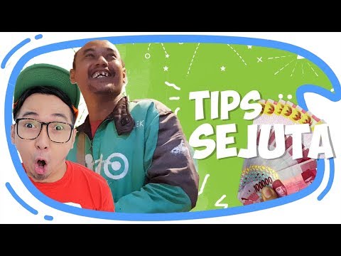 KASIH TIP 1 JUTA Ke SUPIR SUPIR GOJEK