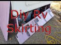How to skirt an rv.