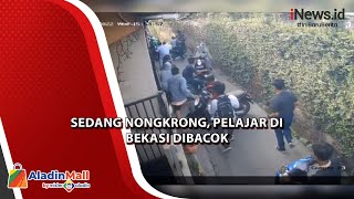 Detik-Detik Pelajar SMP Bekasi Dibacok saat Nongkrong di Warung, Begini Kondisin