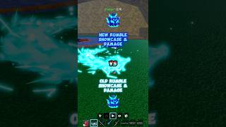 New Rumble Vs Old Rumble Damage & Showcase Blox Fruits