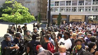Demonstraters continue DC protest of Floyd's death