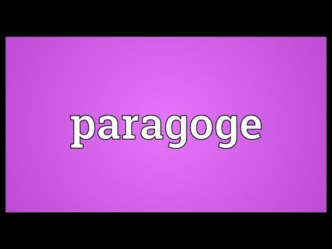 Header of paragoge
