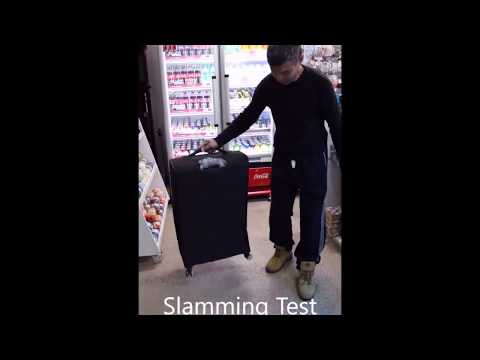 iT Super Strong Luggage bag Toughness test