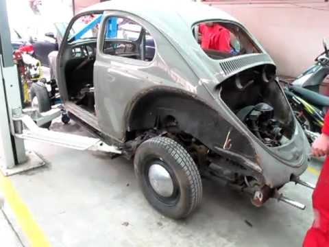 For the proper restoration of my 1962 VW Beetle it was decided to liftoff 