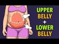 20 Min Standing Abs Workout: Lose Upper Belly And Lower Belly Fat