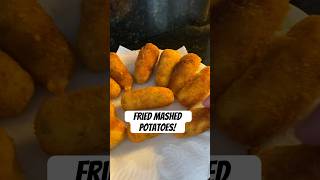Fried Mashed Potatoes Called Crocche In Italian.full Video And Recipe Now Available