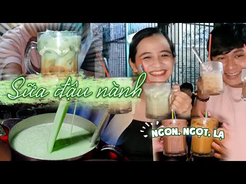 Cách làm sữa đậu nành bạc hà