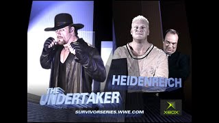 Story Of The Undertaker Vs. Heidenreich Survivor Series 2004