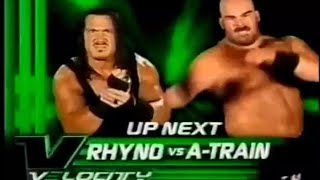 Rhyno Vs A-Train Wwe Velocity May 2003
