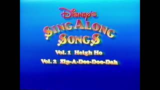 Closing to Disney’s Sing Along Songs: Zip-A-Dee-Doo-Dah 1991 VHS (1997 Reprint)