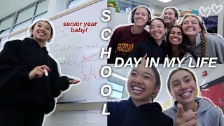 SCHOOL DAY IN MY LIFE as a senior in high school | Vlogmas Day 4