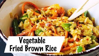 How To Quickly Stir Fry Brown Rice With Vegetables