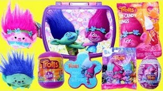 Trolls Surprise Lunchbox: Trolls Surprise Eggs Blind Bags Toy Surprise Opening for Kids