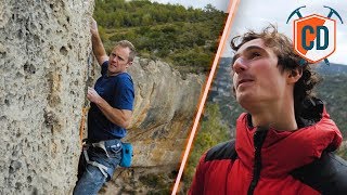 Adam Ondra Teaches Matt To Sport Climb | Climbing Daily Ep.1150
