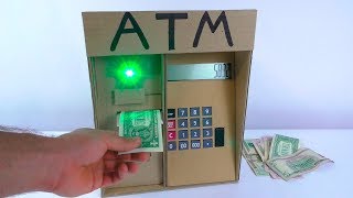 How To Make ATM Machine From Cardboard | DIY ATM For Kids