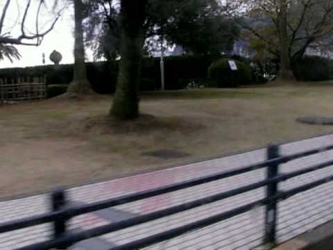 神奈川県、熱海海岸沿線、マイクロバス車窓動画