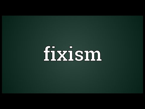 Header of Fixism