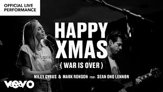 Miley Cyrus, Mark Ronson Ft. Sean Ono Lennon - Happy Xmas