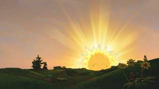 Teletubbies Baby Sun Sunset Go To Sleep, Teletubbies, Animated Style