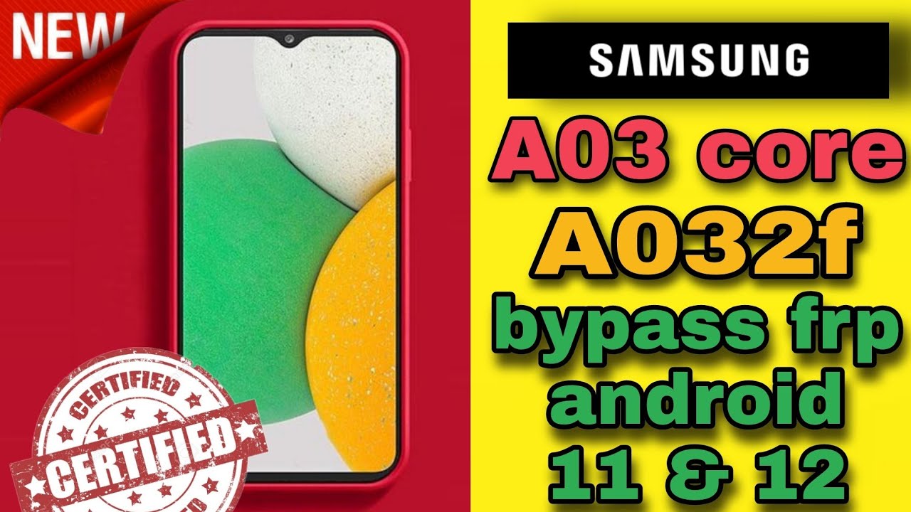 samsung galaxy A03 Core frp bypass account remove samsung galaxy A03 Core frp bypass account remove