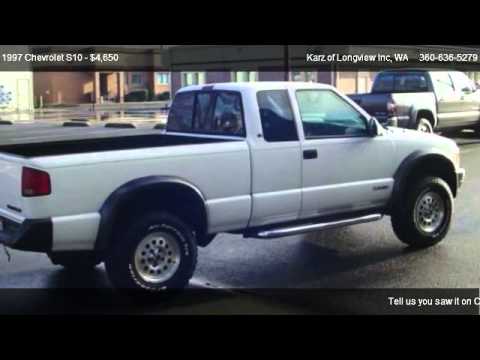 1997 Chevrolet S10 4X4 EXTENDED CAB - for sale in Longview ...