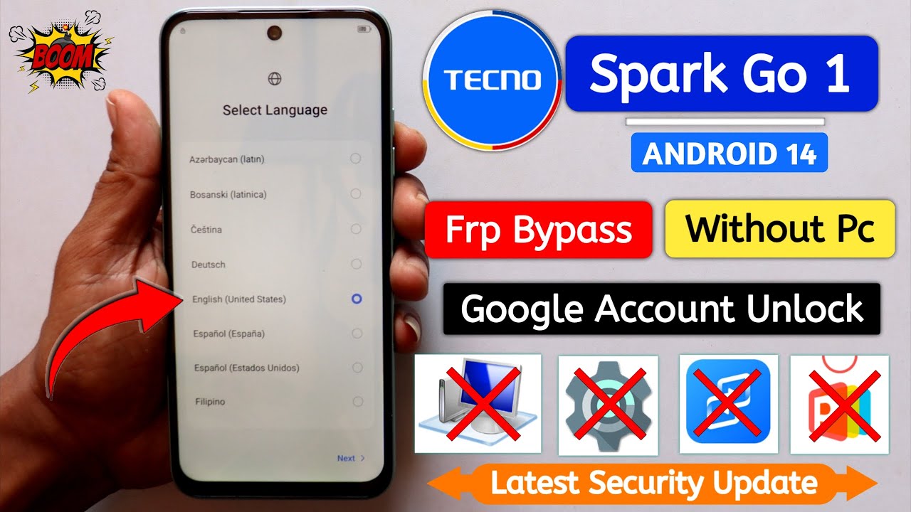 FRP Bypass Tecno Spark GO 1 (kl4) on Android 14 | FRP Bypass Tecno Spark GO 1 (kl4) on Android 14 |