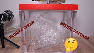 Bubble Wrap inside Vacuum Chamber |What Happens ? |Freaky Guys😈
