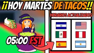 Rapido Se Cambiaron Los Horarios Para Hoy Martes De Tacossteal A Brainrot Roblox