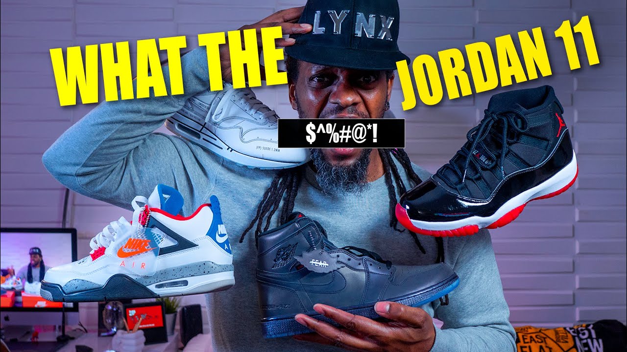 WHAT THE F#%$ JORDAN 11 FEARLESS SCHEMATIC SNEAKER UNBOXING