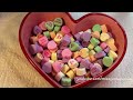 Easy Valentine's Day Candy Heart Nails!