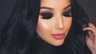 Valentine's Black Smokey Eye Makeup Tutorial ♡ Valentine's Black Smokey Eye Makeup Tutorial ♡