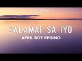 April Boy Regino - Salamat Sa Iyo (Official Lyric Video)