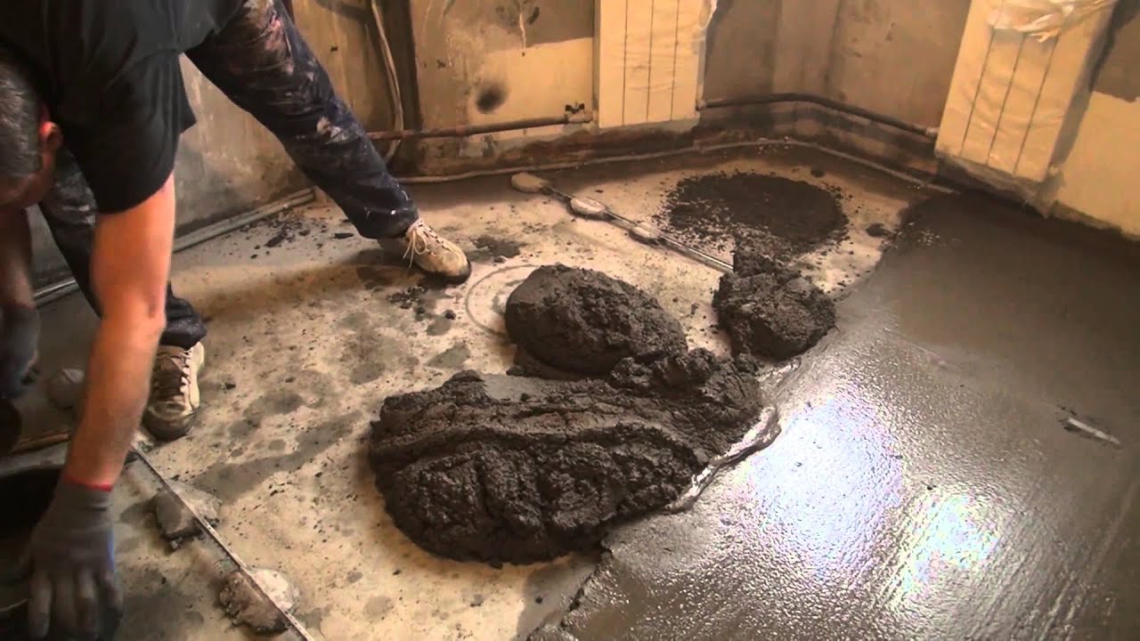 Как сделать стяжку на глинян 796