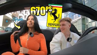 FREE TAXI mit OF-Girl im 670 PS Ferrari 488 Spyder GTB | TomSprm