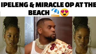 Ipeleng & Miracle Op At The Beach Enjoying The Sunset