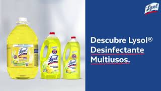 Lysol Desinfectante Multiusos Ayuda A Protegerte De Los Gérmenes En Casa.