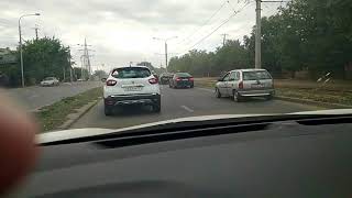 Видео В Ростове на Мичуринской при ДТП перевернулась легковушка от ГТРК Дон-ТР, Мичуринская улица, Ростов-на-Дону, Россия