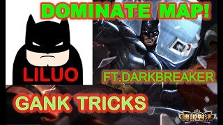 BATMAN GANK TRICKS ! FT.DARKBREAKER | Conqueror | Arena Of Valor / ROV / Liên Quân / 傳說對決 / 펜타스톰