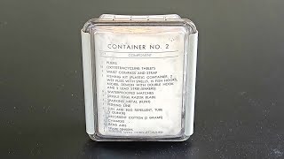 Opening 55 Years Old Survival Kit