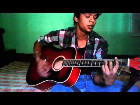 Hum Rahe ya na rahe kal in acoustic guitar