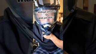 Get A Pin Lock Visor.