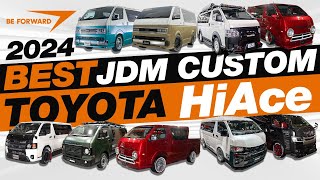 9 X Modified Toyota Hiace - Japanese Custom Van - Tokyo Auto Salon