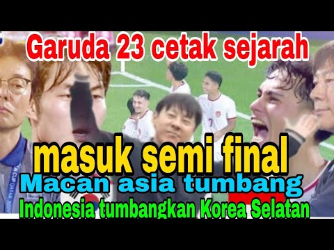 Akhirnya Korea Selatan tumbang oleh Garuda muda