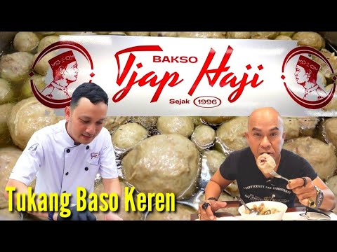 KULINER BANDUNG || BAKSO TJAP HAJI  TERENAK BANYAK PILIHAN TOPING NYA