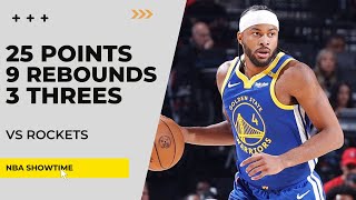 Moses Moody 25 Points, 9 Rebs, 3 Threes Vs Rockets I 2025 Playoffs Game 5