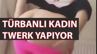 Türbanlı Kadın Tayt Ile Twerk Yaparsa