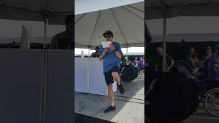 Kyle Hunt Sings The Star Spangled Banner At The Distance Event