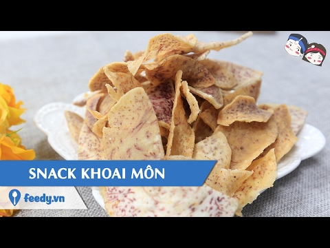 Cách làm mứt khoai môn sấy