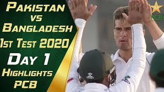 Pakistan vs Bangladesh 2020 | Full Highlights Day 1 | 1st Test Match