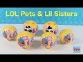 LOL Surprise Pets & Lil Sisters Wave 2 Series 3 Confetti Pop Toy Review | PSToyReviews